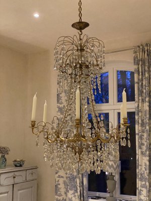 Large Swedish Chandelier, 1860-VAP-1124552