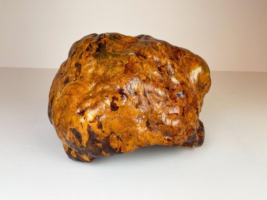 Large Swedish Folk Art Organic Burl Bowl, 1960s-UYK-890159