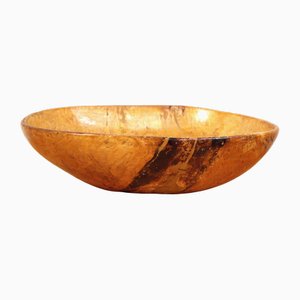 Large Swedish Folklore Birch Wooden Bowl, 1890s-UDU-1807766