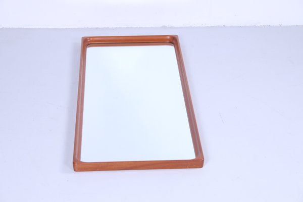 Large Swedish Teak Wall Mirror from Markaryd-EZZ-809894