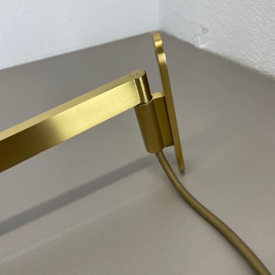 Large Swing Arm Brass & Acrylic Glass Wall Light in the style of Stilnovo, Italy, 1970s-QZ-1813060