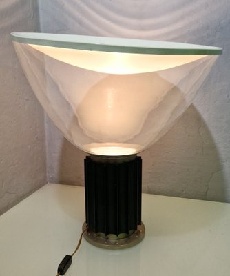 Large Taccia Table Lamp in Glass by Achille Castiglioni for Flos, 1960s-OHK-1764596