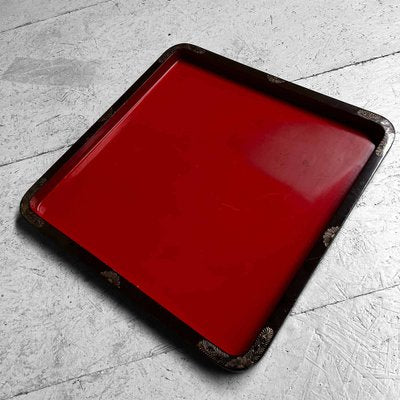 Large Taishō Era Urushi Lacquer Tray, Japan, 1920s-DWL-1816211