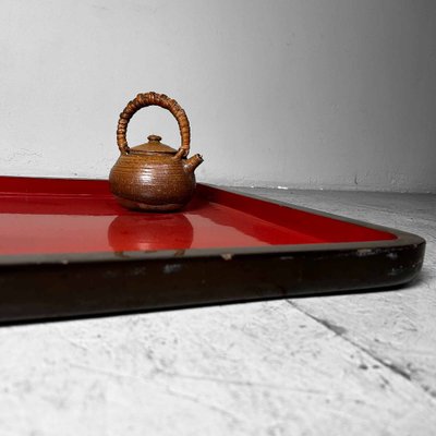 Large Taishō Era Urushi Lacquer Tray, Japan, 1920s-DWL-1816211