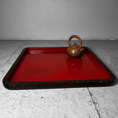 Large Taishō Era Urushi Lacquer Tray, Japan, 1920s-DWL-1816211