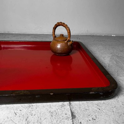 Large Taishō Era Urushi Lacquer Tray, Japan, 1920s-DWL-1816211