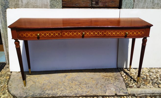 Large Teak Console by Paolo Buffa, 1940s-EI-1215844