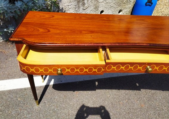 Large Teak Console by Paolo Buffa, 1940s-EI-1215844