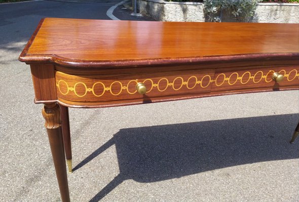 Large Teak Console by Paolo Buffa, 1940s-EI-1215844