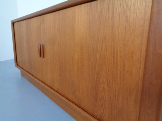 Large Teak Tambour Sideboard from Dyrlund, 1960s-RDW-999984