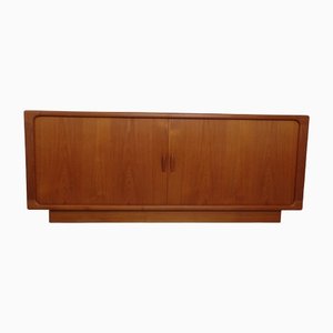 Large Teak Tambour Sideboard from Dyrlund, 1960s-RDW-999984