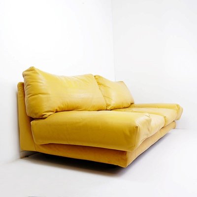 Large Tema 2-Seater Sofa in Leather by A. Piazzesi, Italy, 1980s-JG-1785183