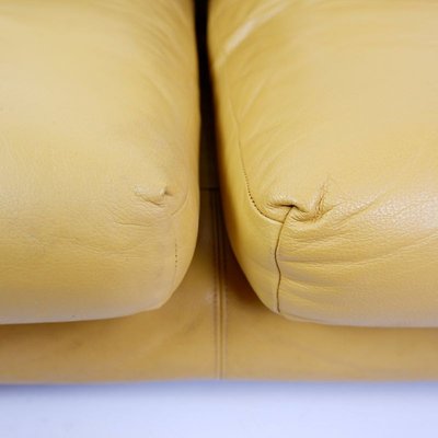 Large Tema 2-Seater Sofa in Leather by A. Piazzesi, Italy, 1980s-JG-1785183