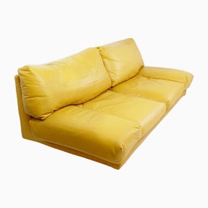 Large Tema 2-Seater Sofa in Leather by A. Piazzesi, Italy, 1980s-JG-1785183