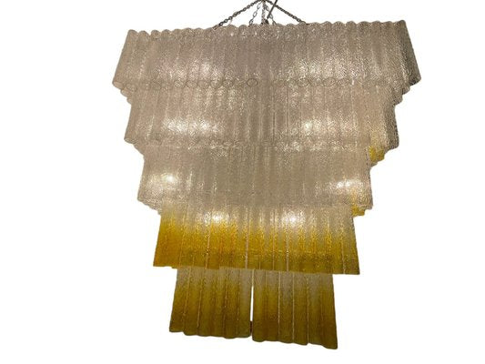 Large Textured Glass Chandelier, 1980s-JJC-1789846