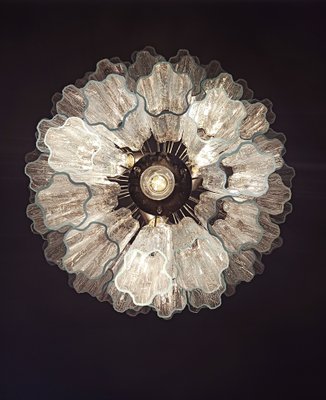 Large Three-Tier Murano Glass Tube Chandelier with 52 Glasses, 1990s-FHZ-1818579