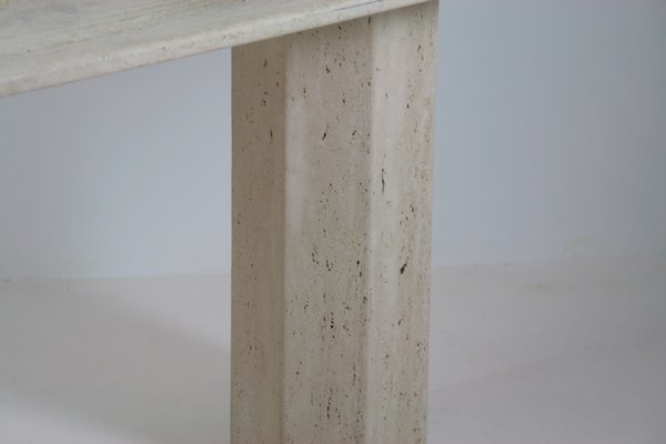 Large Travertine Console, Italy, 1970s-OTV-1727699