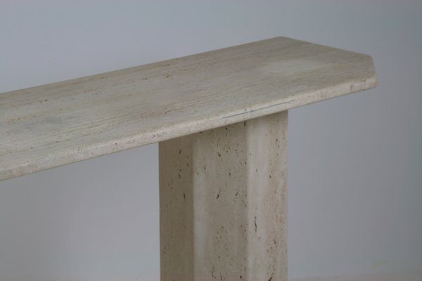 Large Travertine Console, Italy, 1970s-OTV-1727699