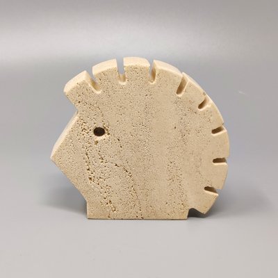 Large Travertine Hedgehog Sculpture attributed to Enzo Mari for F.lli Mannelli, 1970s-QGR-1660098