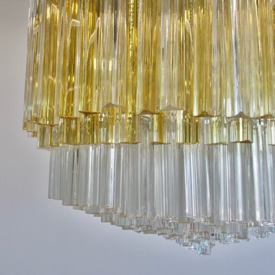 Large Trilobi Glass Chandelier in Murano Glass-INL-1388767