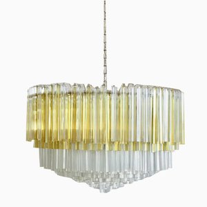 Large Trilobi Glass Chandelier in Murano Glass-INL-1388767