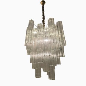 Large Tronchi Murano Glass Chandelier, 1980s-JJC-1796054