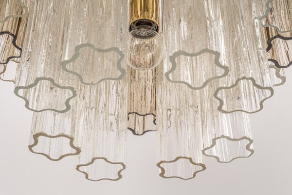 Large Tronchi Murano Glass Chandelier by Venini for Kalmar, Austria, 1960s-UGR-1301193