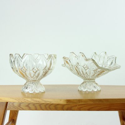 Large Tulip Collection Pressed Glass Bowl, 1957-UL-1749439