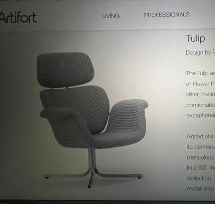 Large Tulip Lounge Chair by Pierre Paulin for Artifort, 1965-GCG-1703613