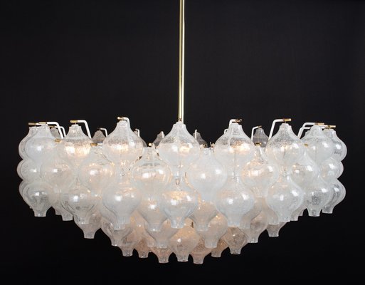 Large Tulipan Glass Chandelier from Kalmar, 1960s-UGR-1736575