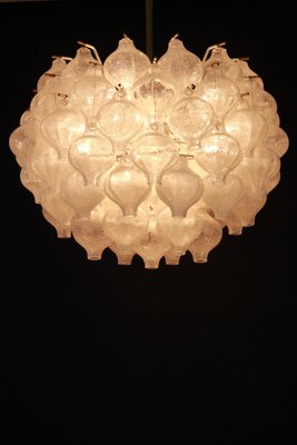 Large Tulipan Glass Chandelier from Kalmar, Austria, 1960s-UGR-1110875