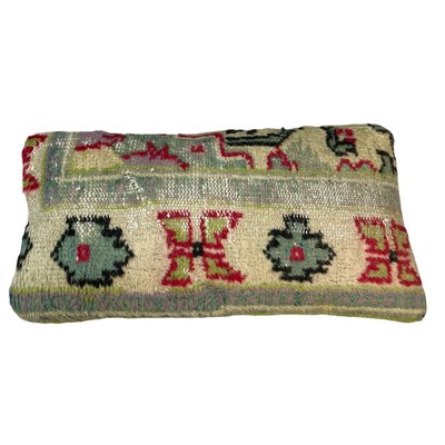 Large Turkish Handmade Decorative Rug Cushion Cover-AIV-1282971