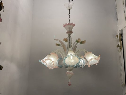 Large Venetian Murano Glass Chandelier, 1960s-JJC-1772425