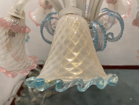 Large Venetian Murano Glass Chandelier, 1960s-JJC-1772425