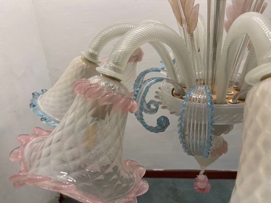 Large Venetian Murano Glass Chandelier, 1960s-JJC-1772425