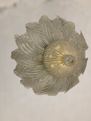 Large Venetian Murano Glass Flush Mount, 1960s-JJC-1384449