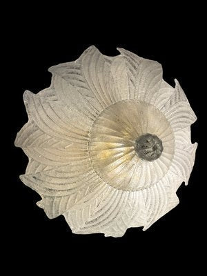 Large Venetian Murano Glass Flush Mount, 1960s-JJC-1384449