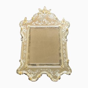 Large Venetian Murano Glass Wall Mirror , 1960s-JJC-1427594