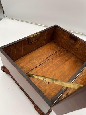 Large Victorian Box in Mahogany & Oak, England, 1840s-NNB-1399365