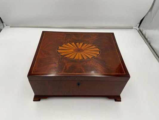 Large Victorian Box in Mahogany & Oak, England, 1840s-NNB-1399365