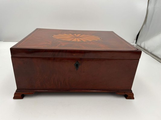 Large Victorian Box in Mahogany & Oak, England, 1840s-NNB-1399365