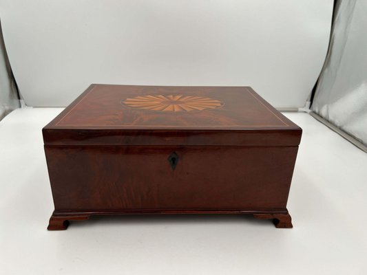 Large Victorian Box in Mahogany & Oak, England, 1840s-NNB-1399365