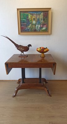 Large Victorian Style Adjustable Side Table, 1950s-ZEF-1757843