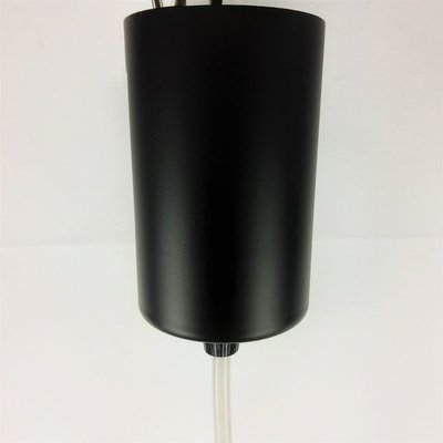 Large Vintage Black Pendant Lamp, 1960s-YBU-699667