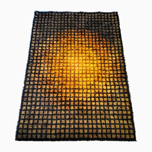 Large Vintage Danish Rya Rug by Verner Panton Finlandia, 1960s-RSE-2018513