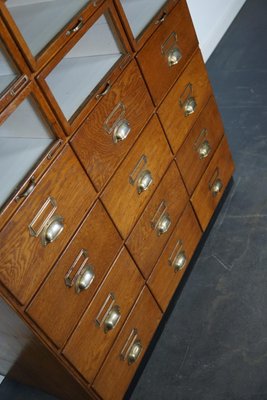 Large Vintage Dutch Oak Haberdashery Shop Cabinet, 1930s-XO-1092357