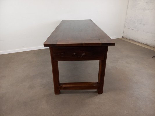 Large Vintage Farm Table, 1960s-TUK-2041364