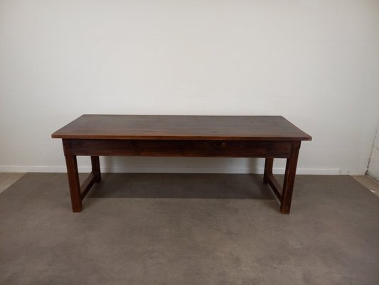 Large Vintage Farm Table, 1960s-TUK-2041364