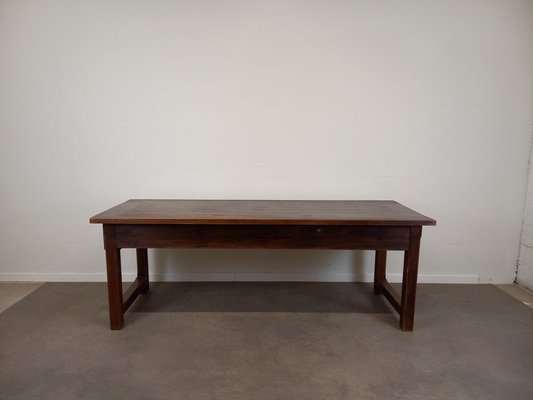 Large Vintage Farm Table, 1960s-TUK-2041364