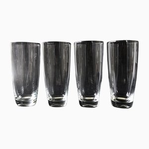 Large Vintage Footed Cocktail Selter Glasses, Sweden, Set of 6-JKV-1799364